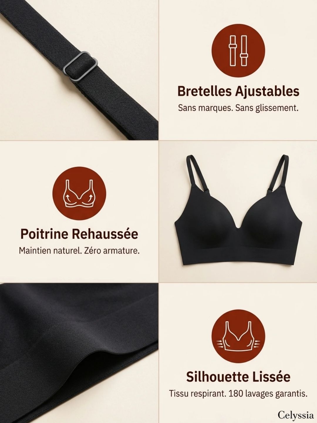 Reggiseno Shapelift™ | Comfort assoluto, sostegno perfetto, zero fastidio